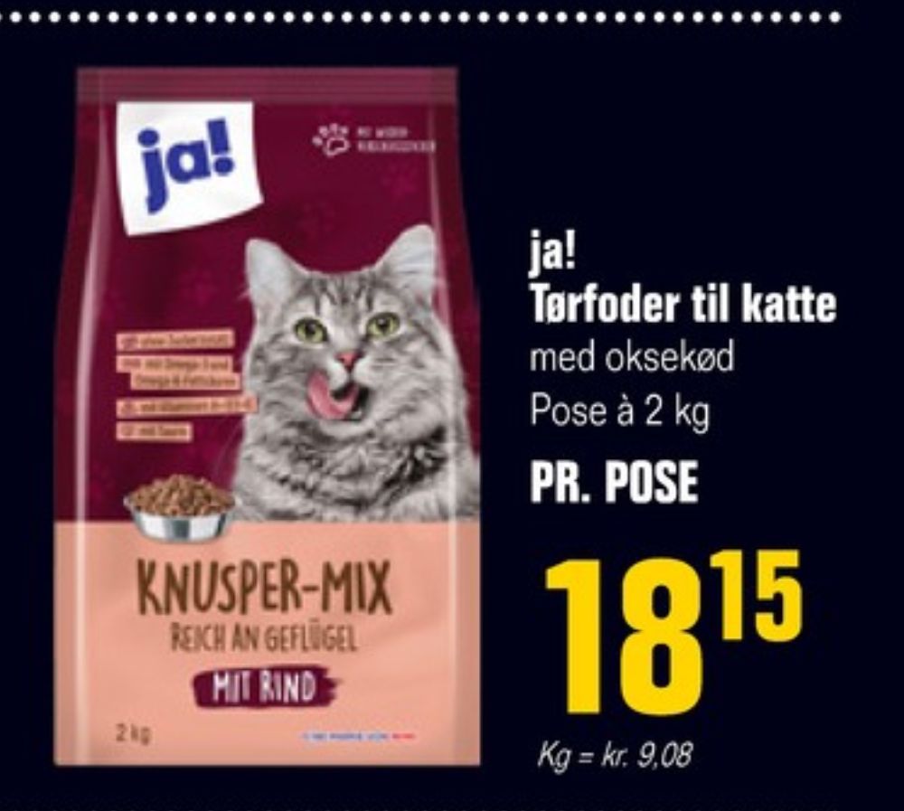 ja!, Kattefoder