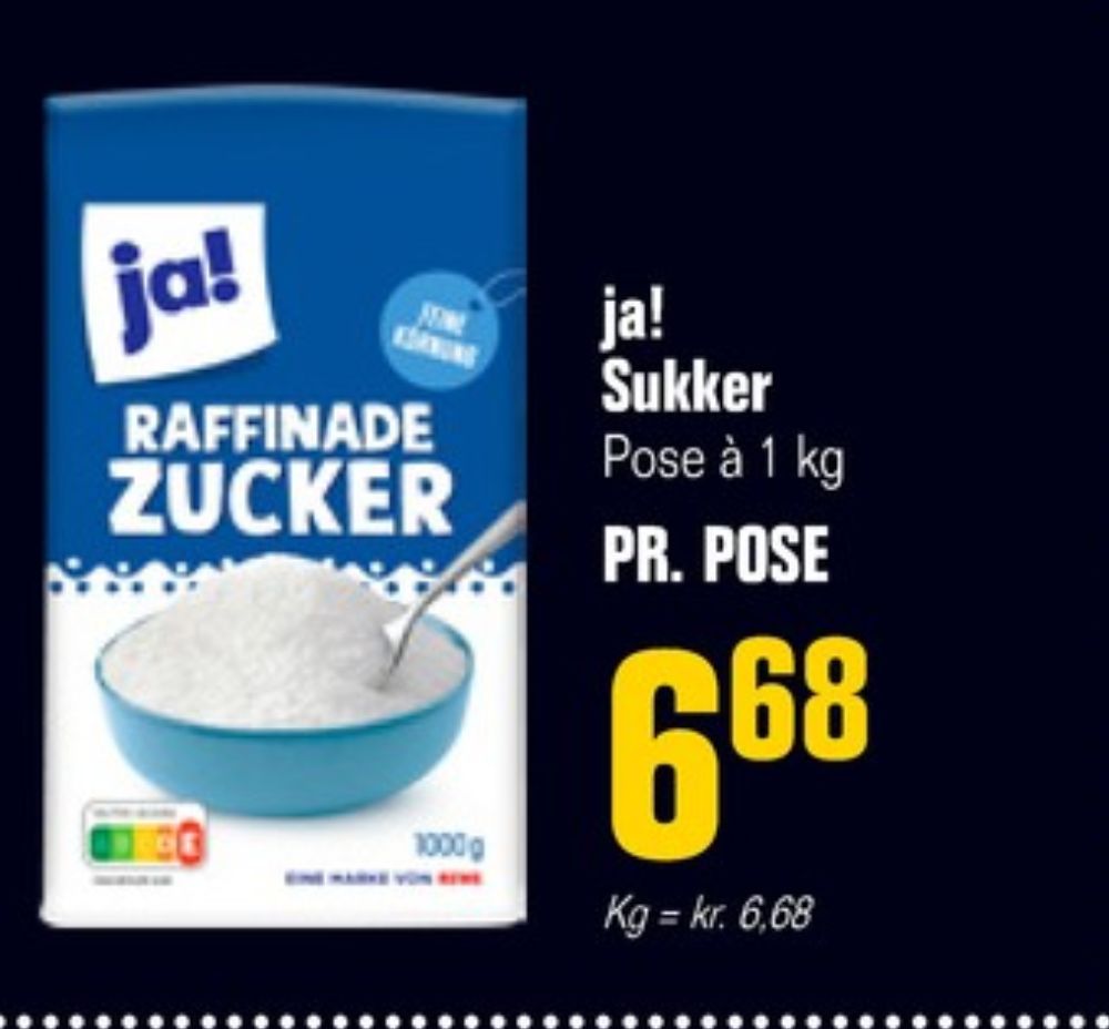 ja!, Sukker