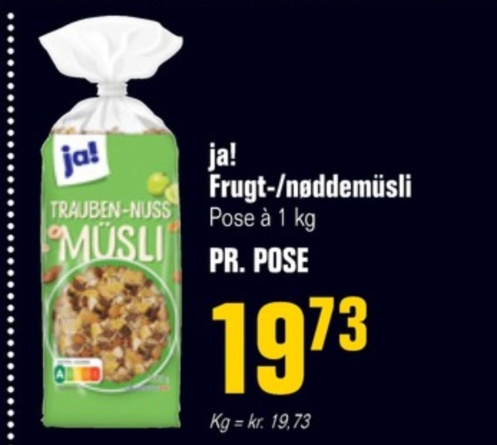 ja!, Frugt- & nøddemüsli