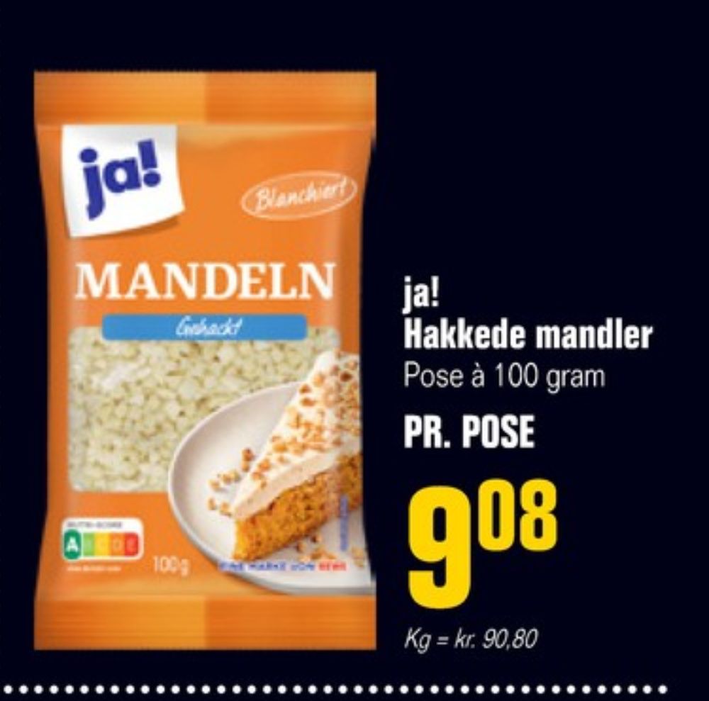 ja!, Hakkede Mandler