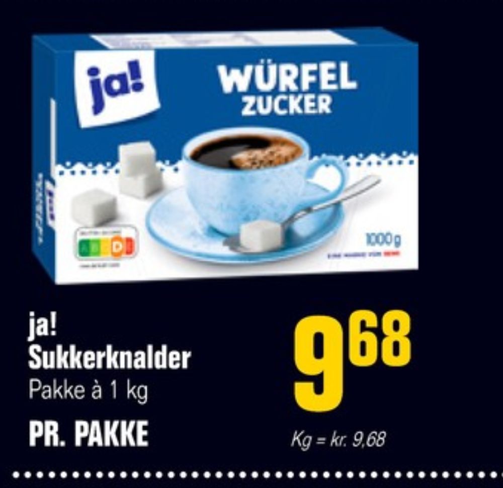 ja!, Sukker hugget