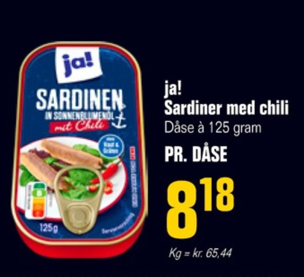 ja!, Sardiner med Chili