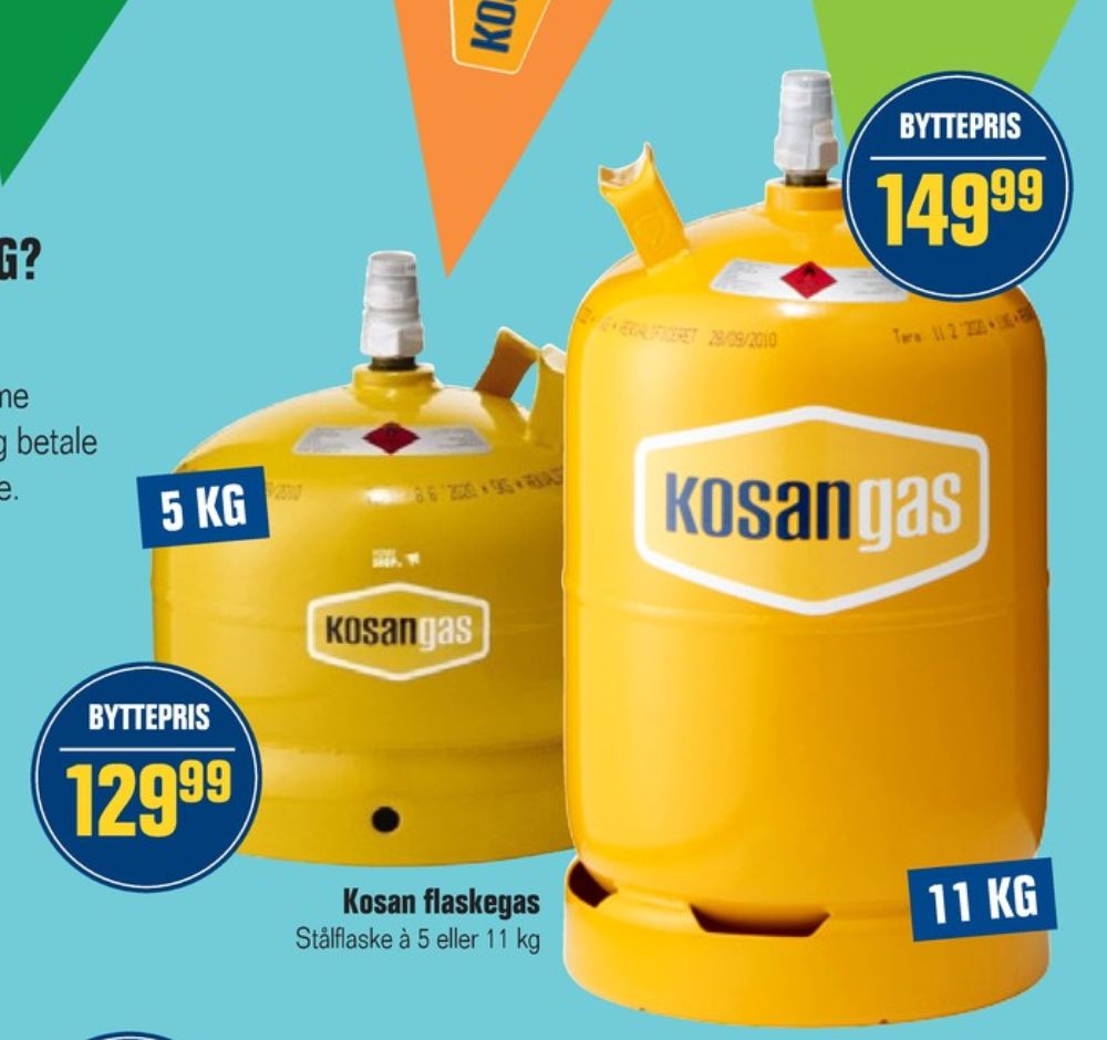 Kosan, Gasflaske