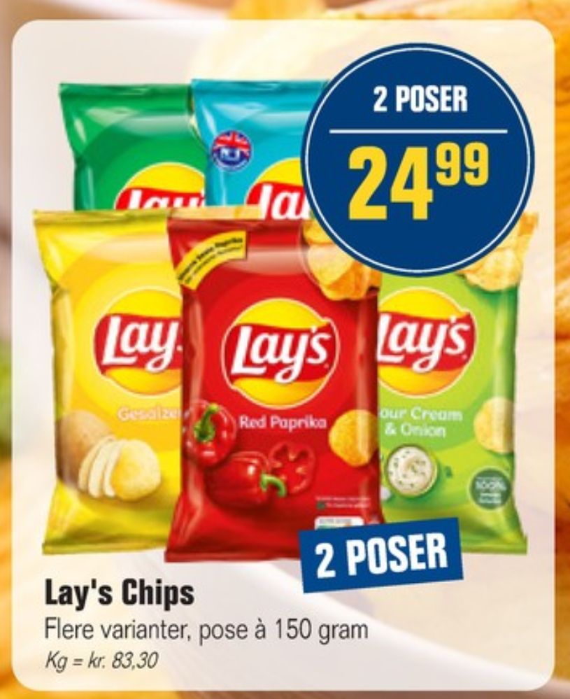 Lays, Salt & Vinegar Chips