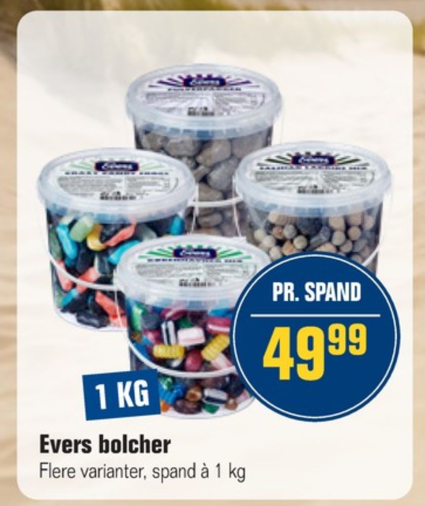 Evers Salmiak Lakrids Mix, Bolsjer