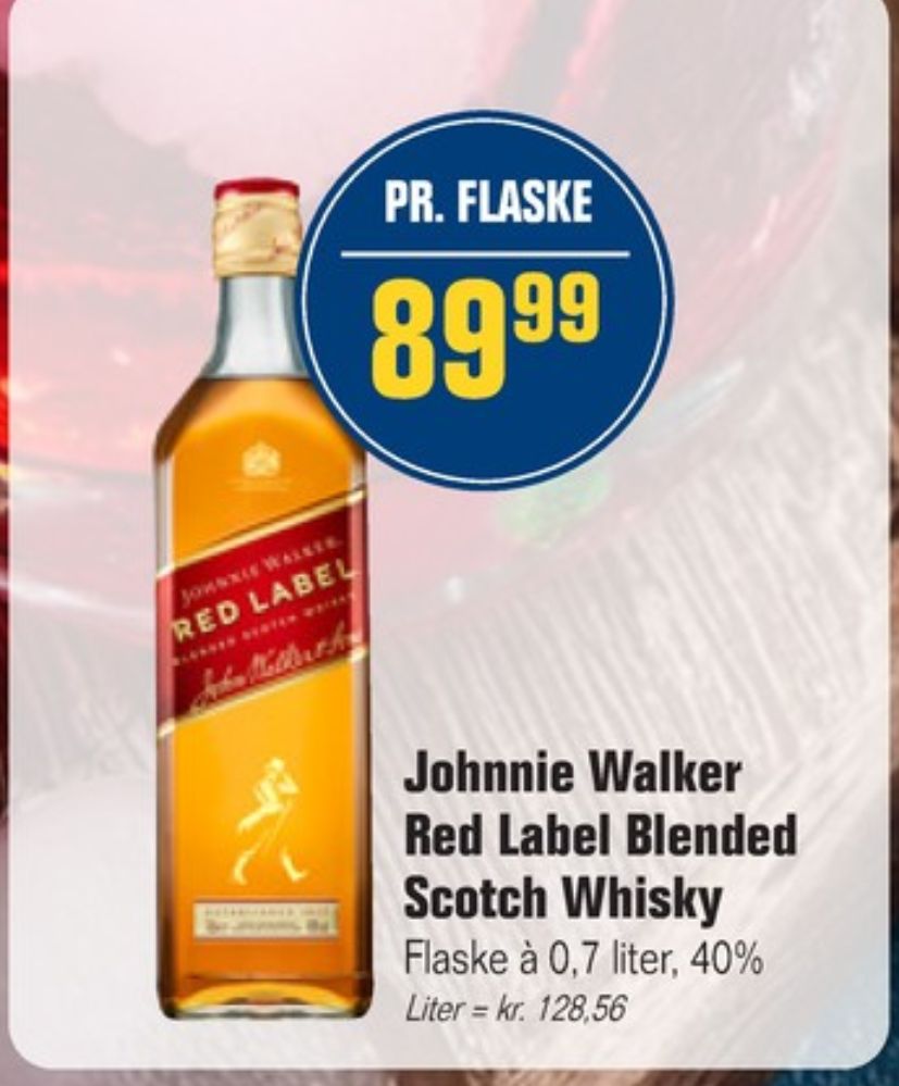 Johnnie Walker Red Label, Whisky