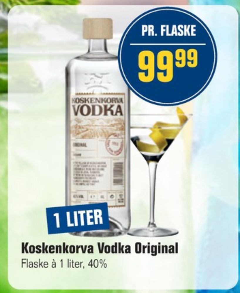 Koskenkorva Original, Vodka