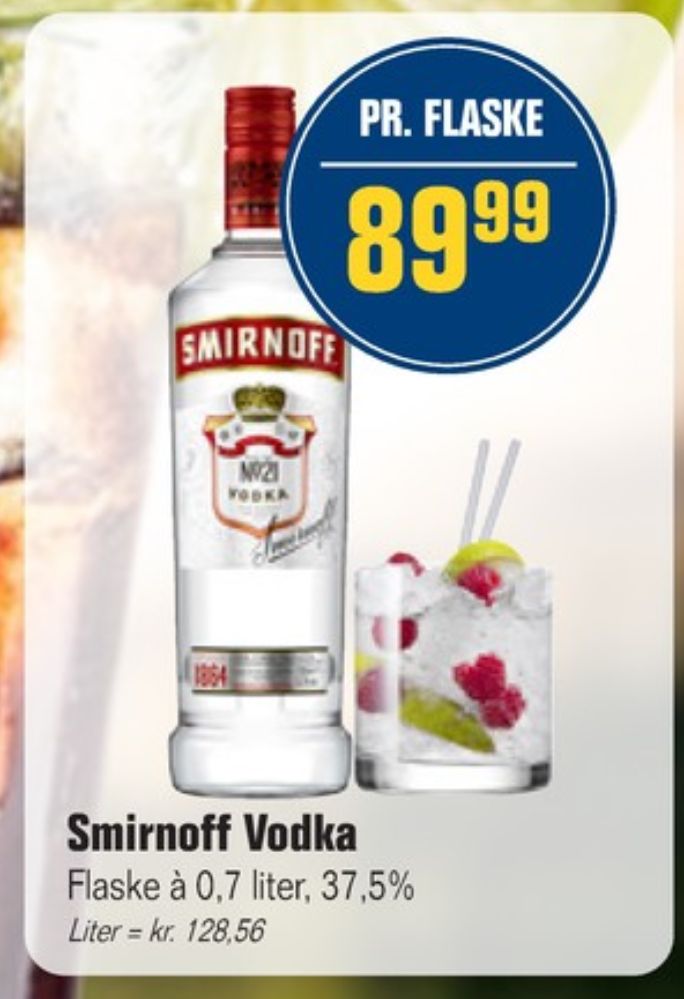 Smirnoff, Vodka
