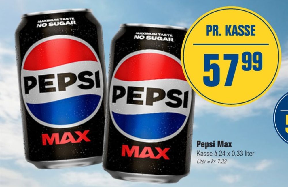 Pepsi Max, Cola 24 pk.