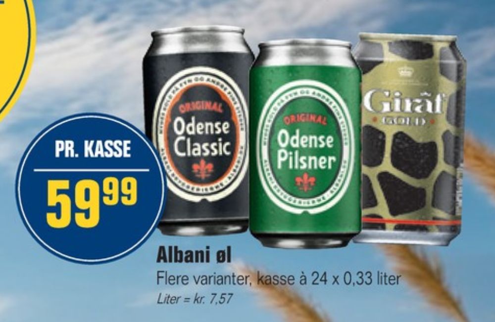 Odense Pilsner, Øl 24 pk.