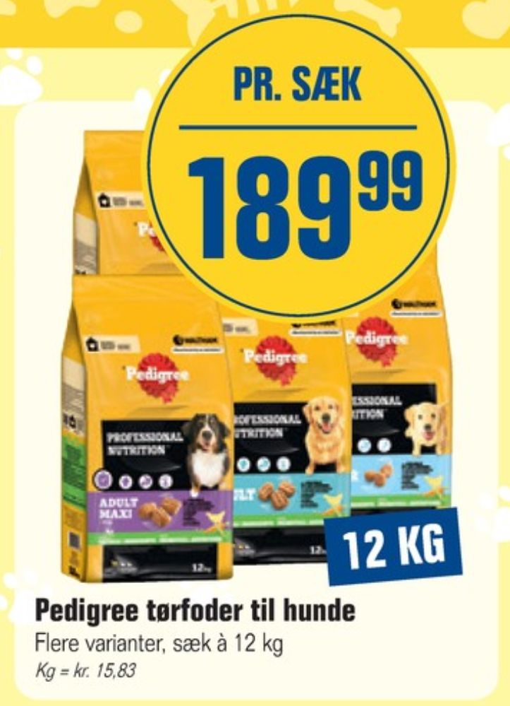 Pedigree, Hundefoder
