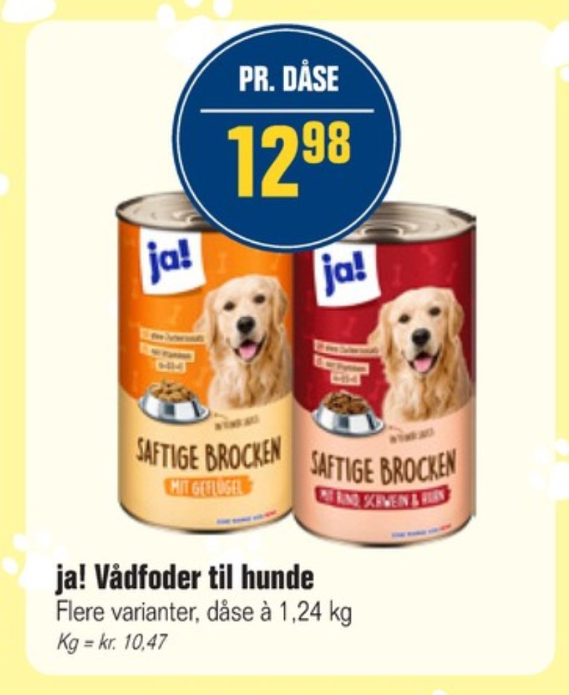 ja!, Hundefoder