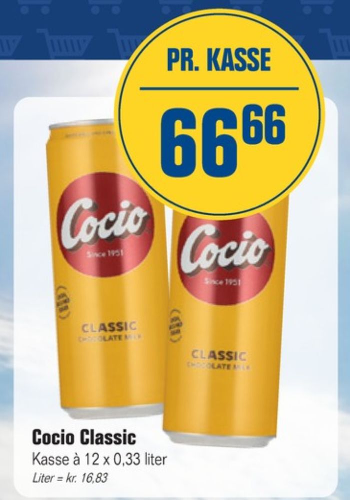 Cocio, Chokolademælk Classic 12 pk.