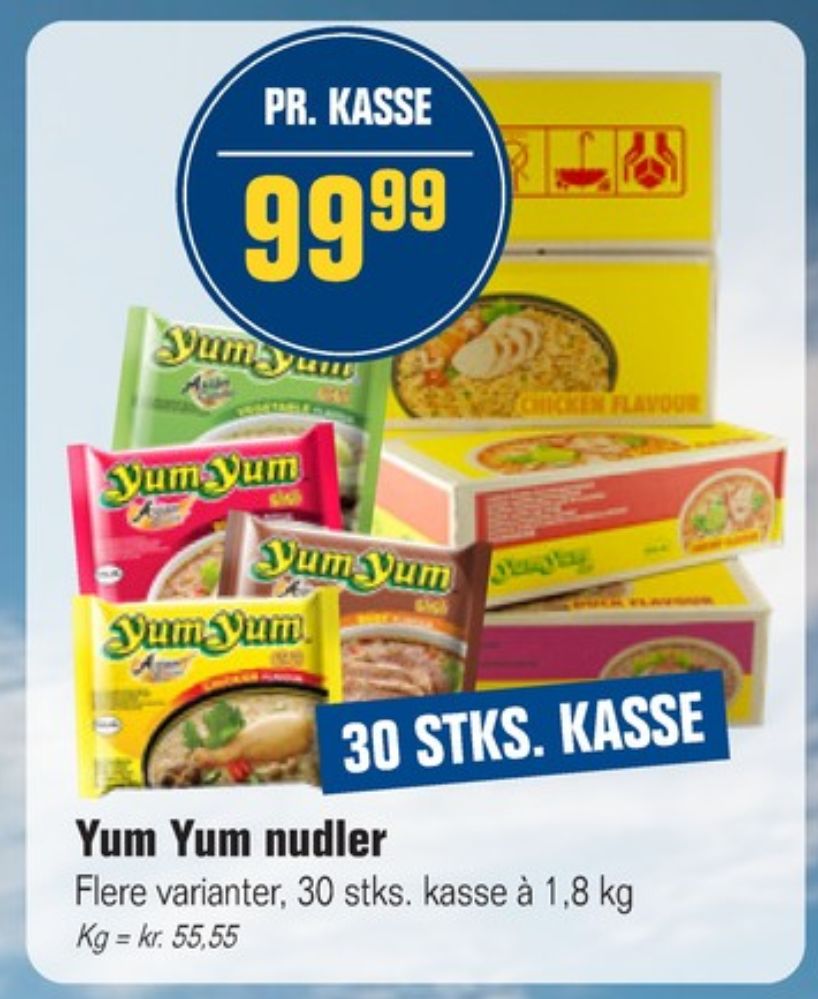 Yum Yum, Nudler Rejesmag