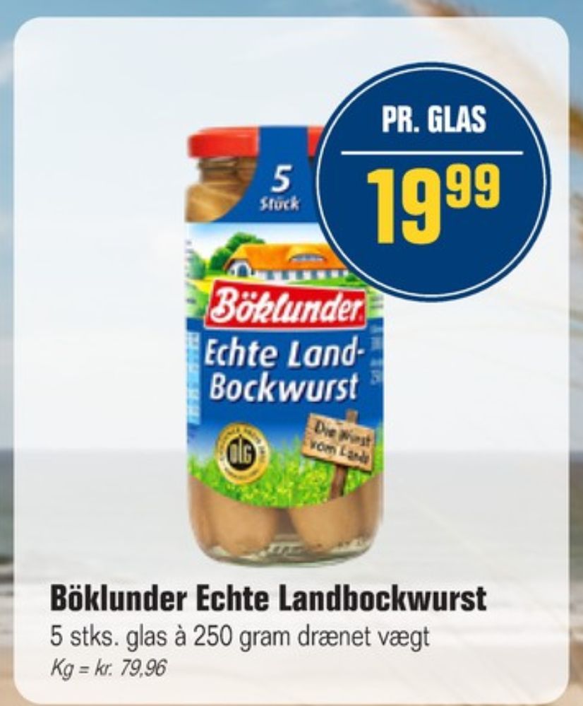 Böklunder, Bockwurst