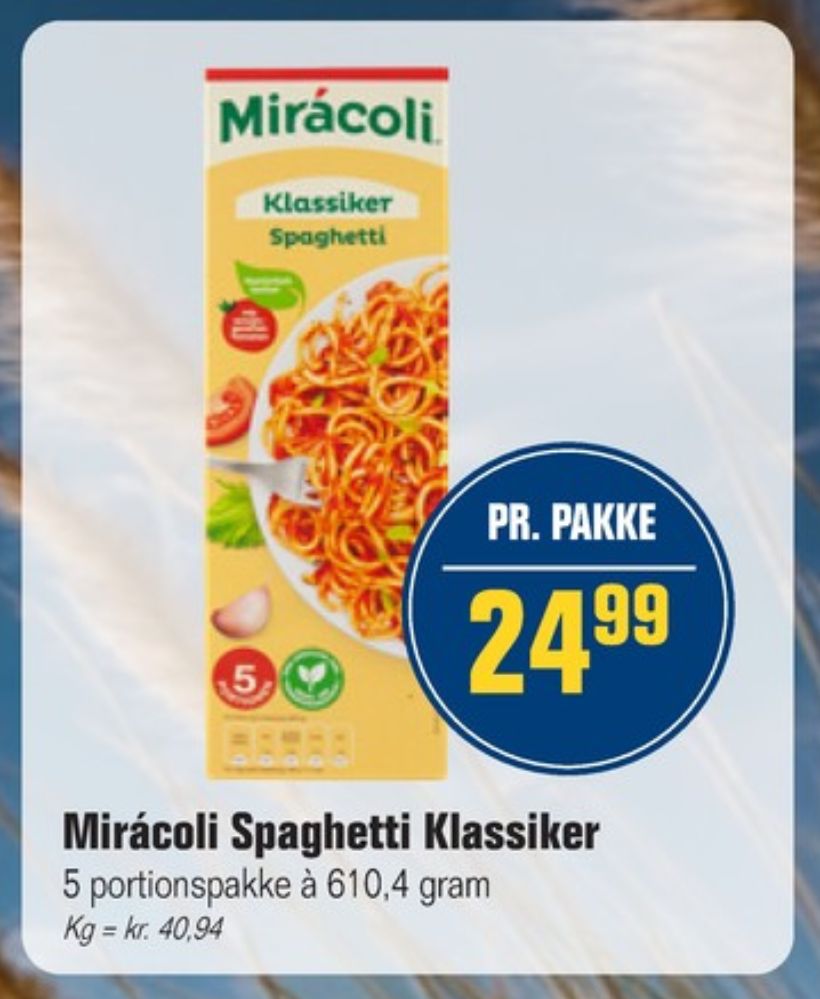 Mirácoli, Spaghetti Klassiker