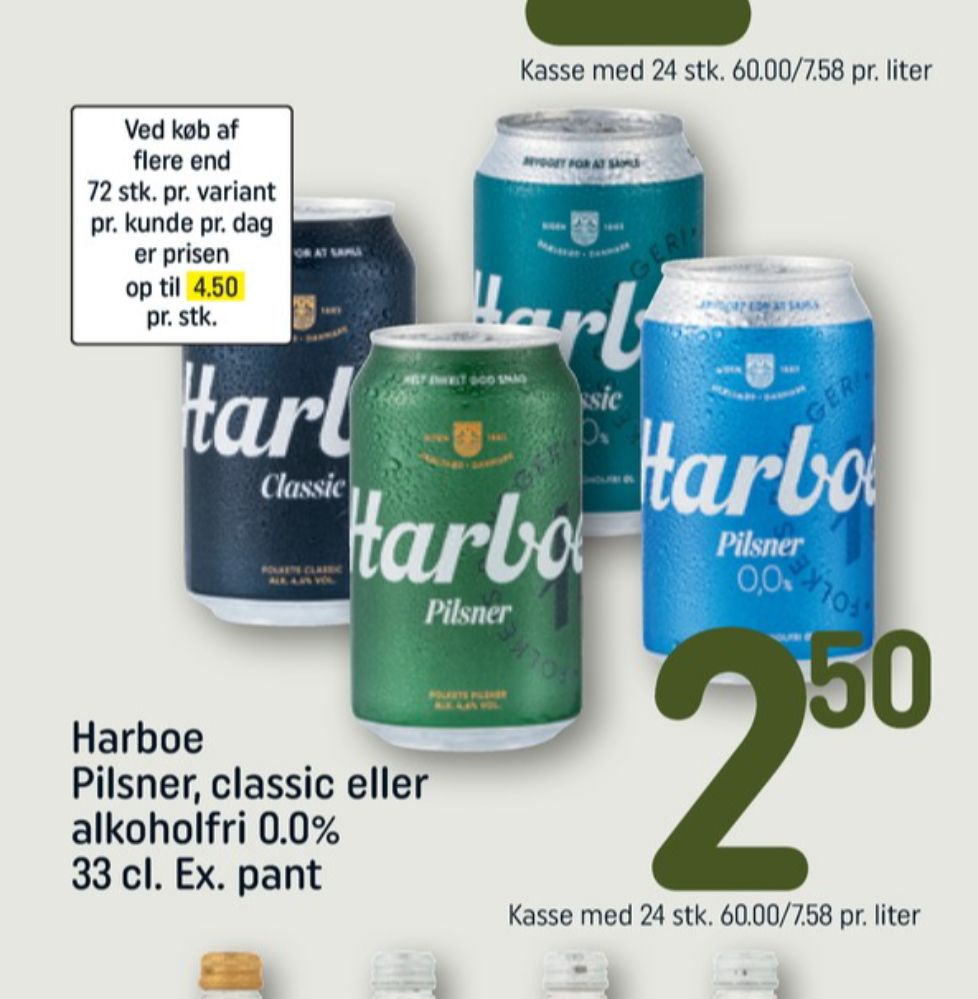 Harboe Pilsner, Øl