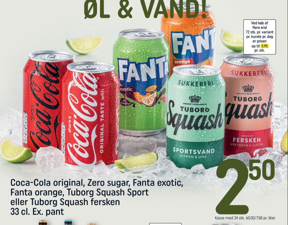 Tuborg Squash, Sportssodavand