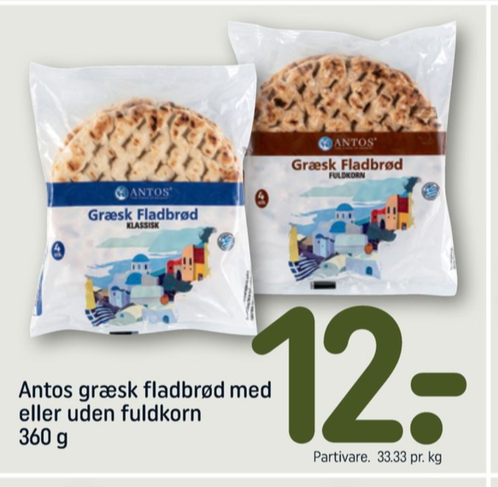 Antos, Græsk Fladbrød Klassisk