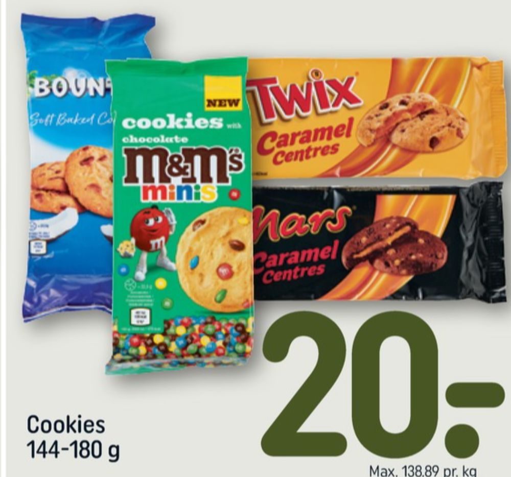 Bounty, Cookies