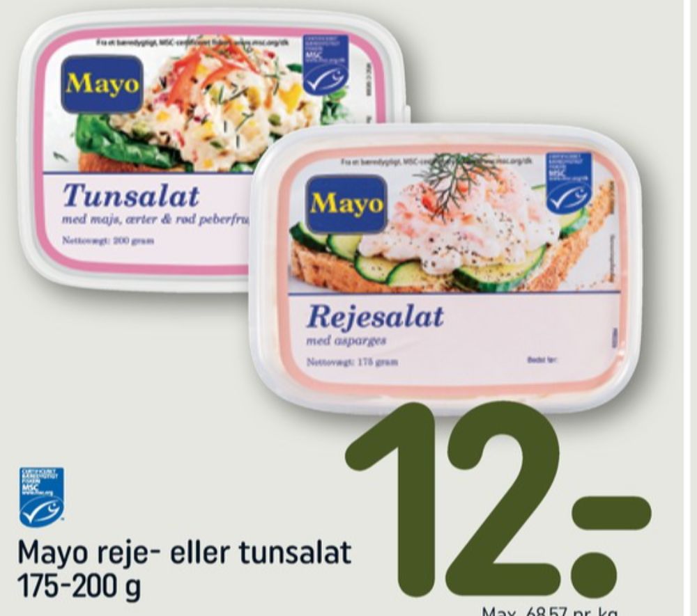 Mayo Brasserie, Tunsalat
