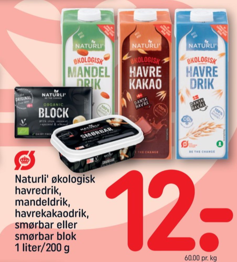 Naturli', Smørbar - Blok