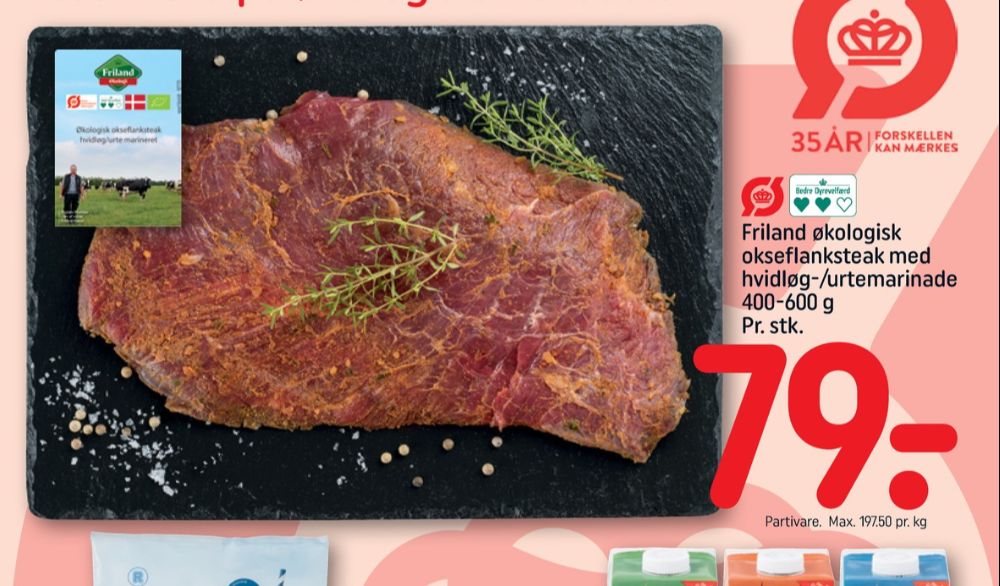 FRILAND Økologi, Flanksteak