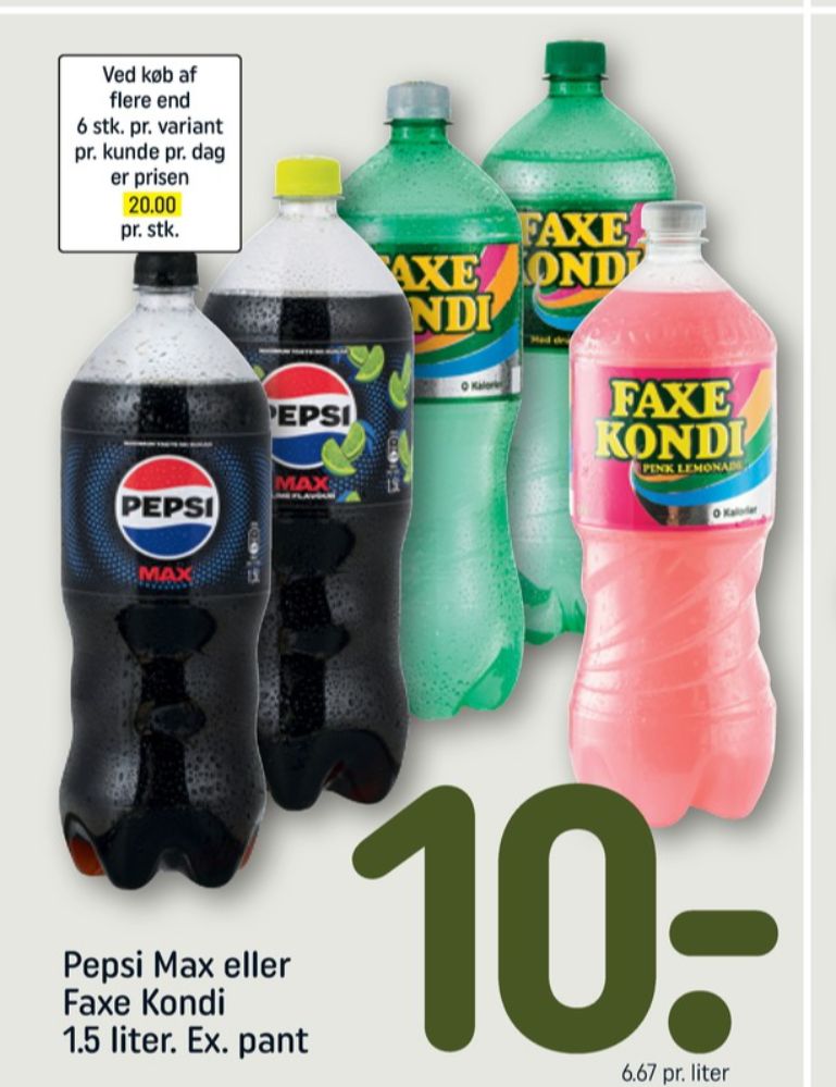 Faxe Kondi 0 Kalorier, Sportssodavand