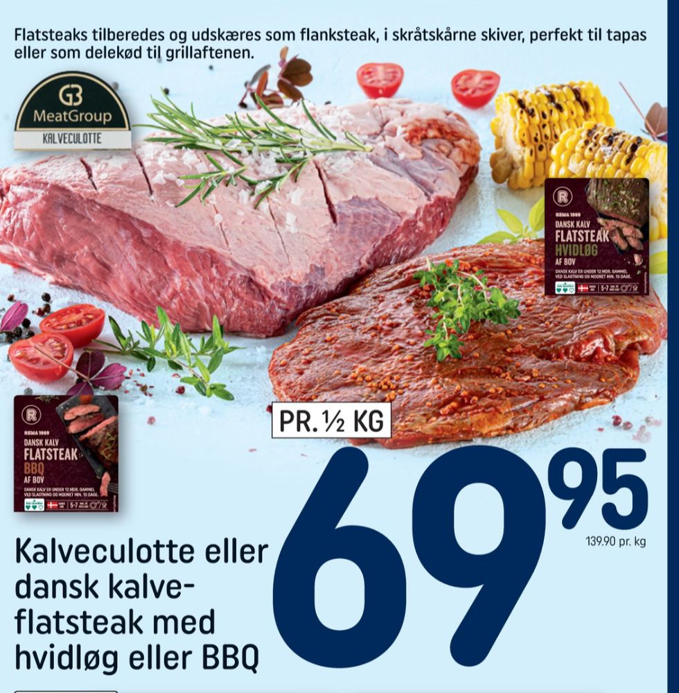 Rema 1000, Kalveflanksteak