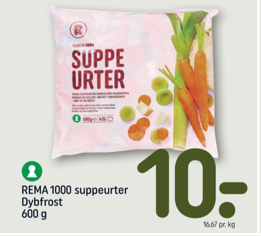 Rema 1000, Suppeurter