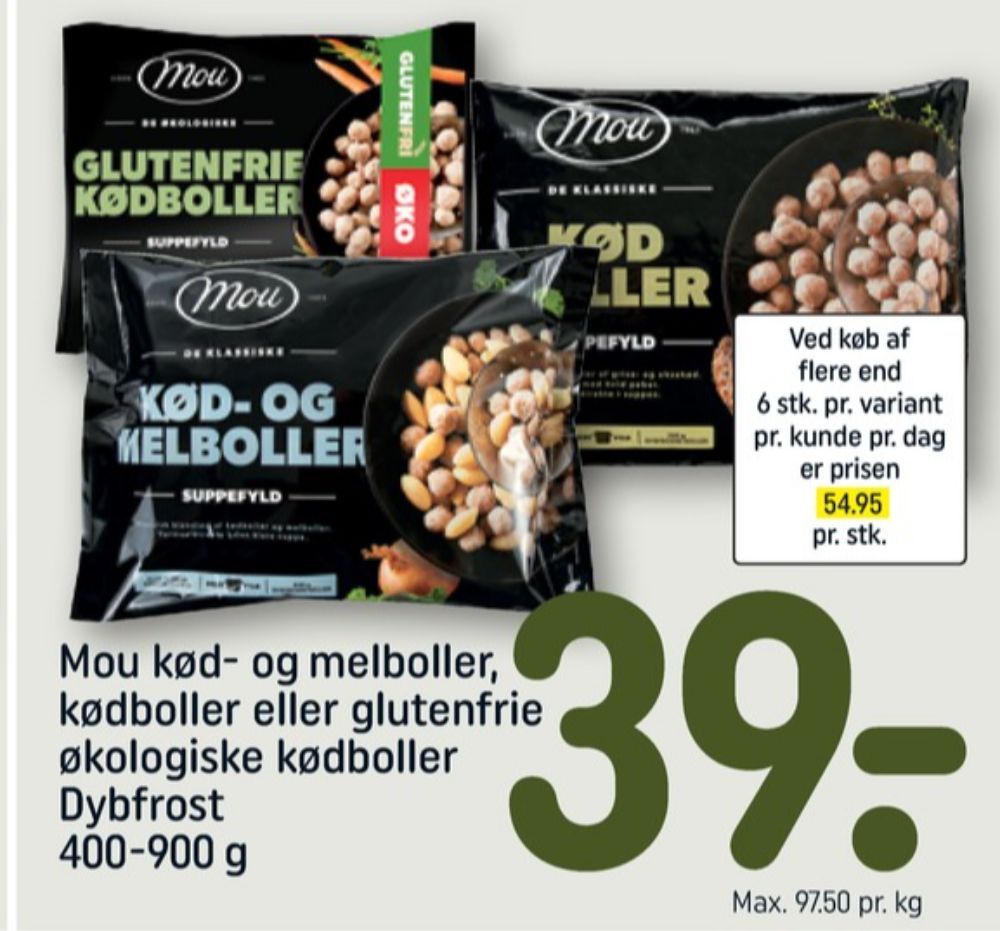 Mou, Kød- og Melboller