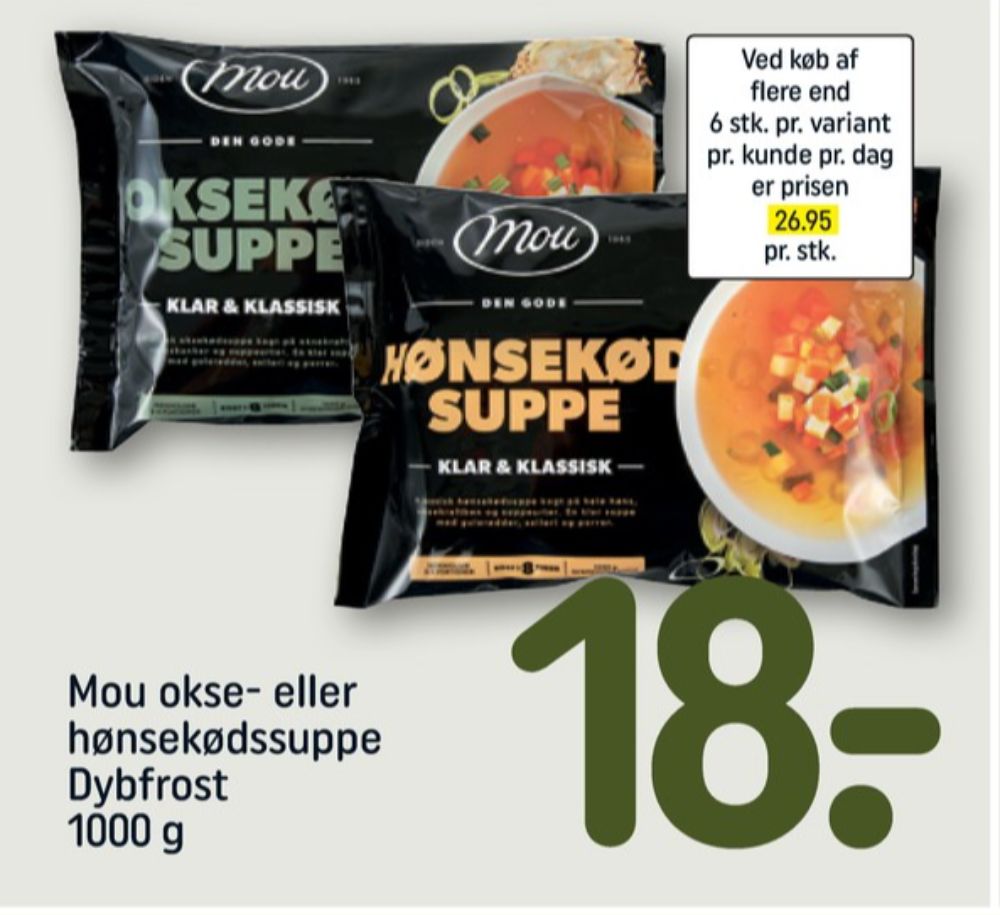 Mou Klar & Klassisk, Oksekødssuppe