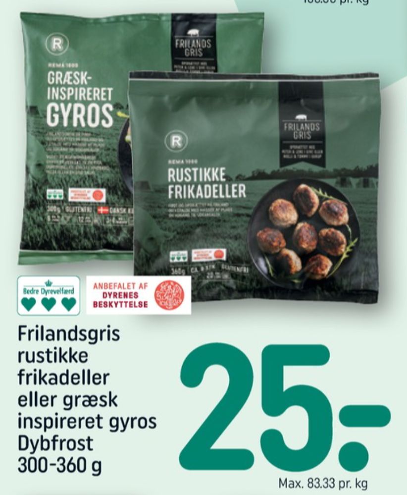 Rema 1000, Frikadeller
