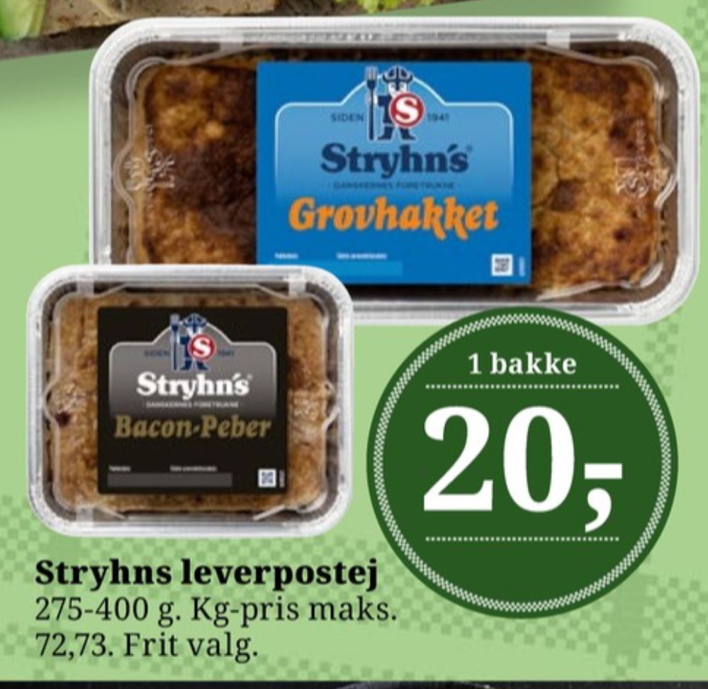 Stryhns Grovhakket, Leverpostej
