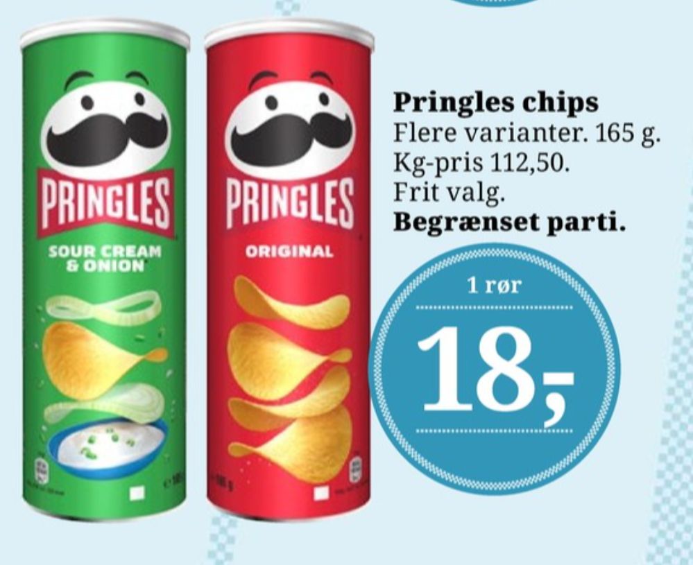 Pringles, Sour Cream & Onion Chips