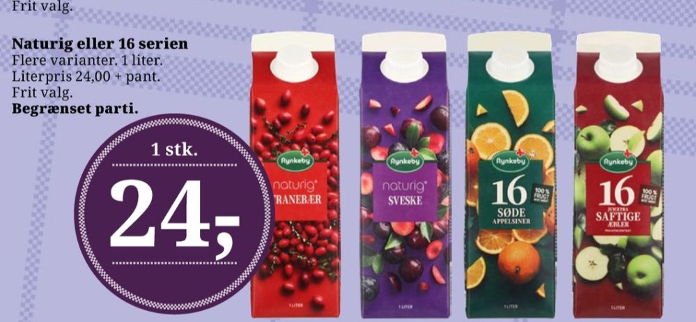 Rynkeby Naturig, Sveskejuice