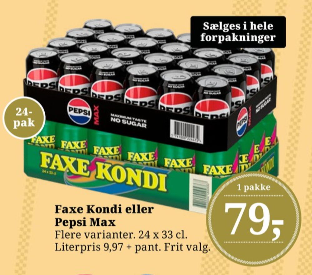 Pepsi Max, Cola 24 pk.