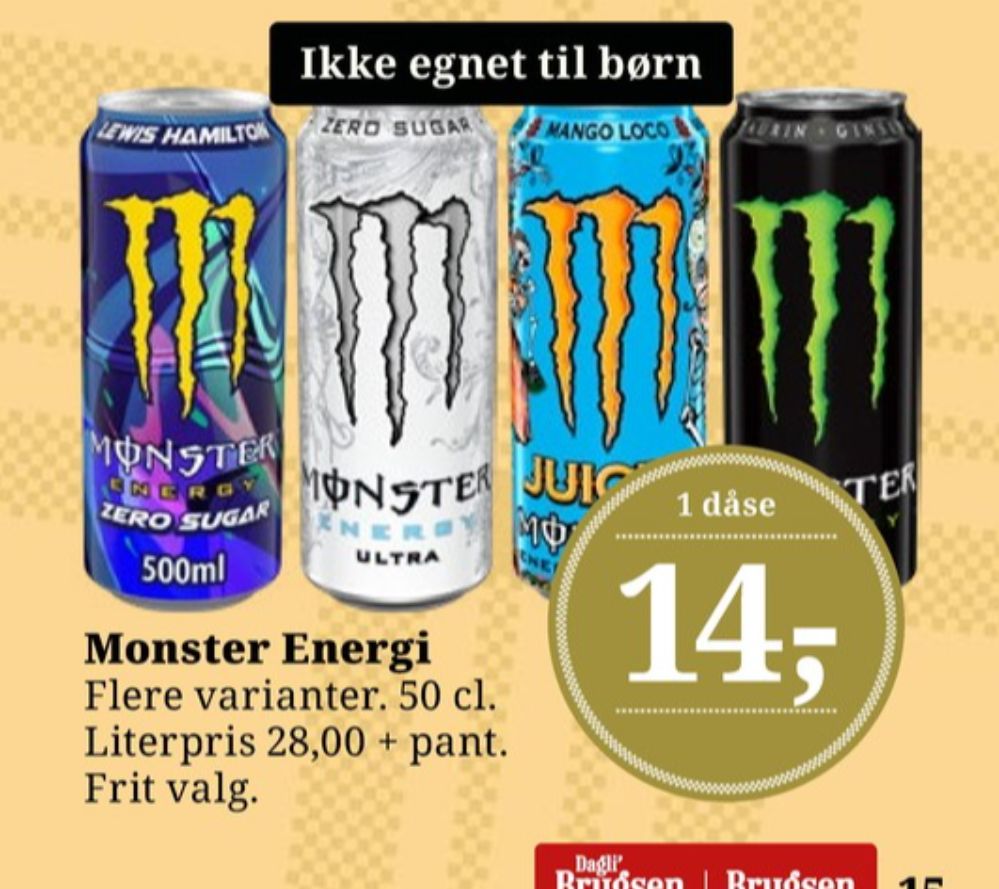 Monster Mango Loco, Energidrik