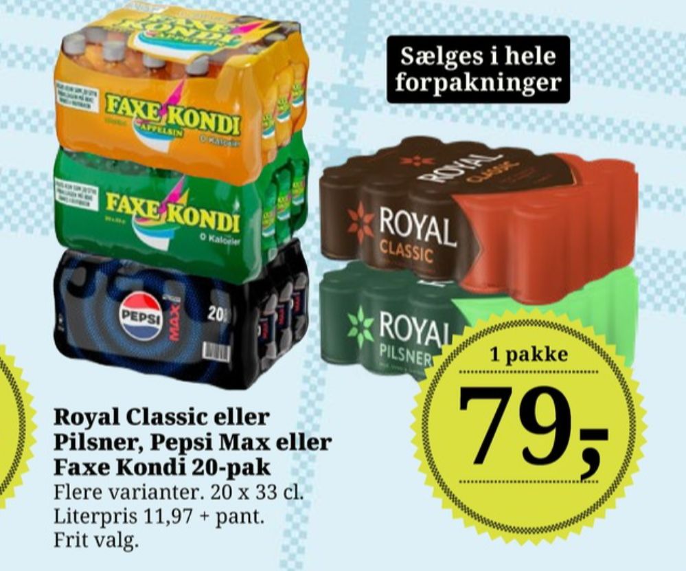 Pepsi Max, Cola 20 pk