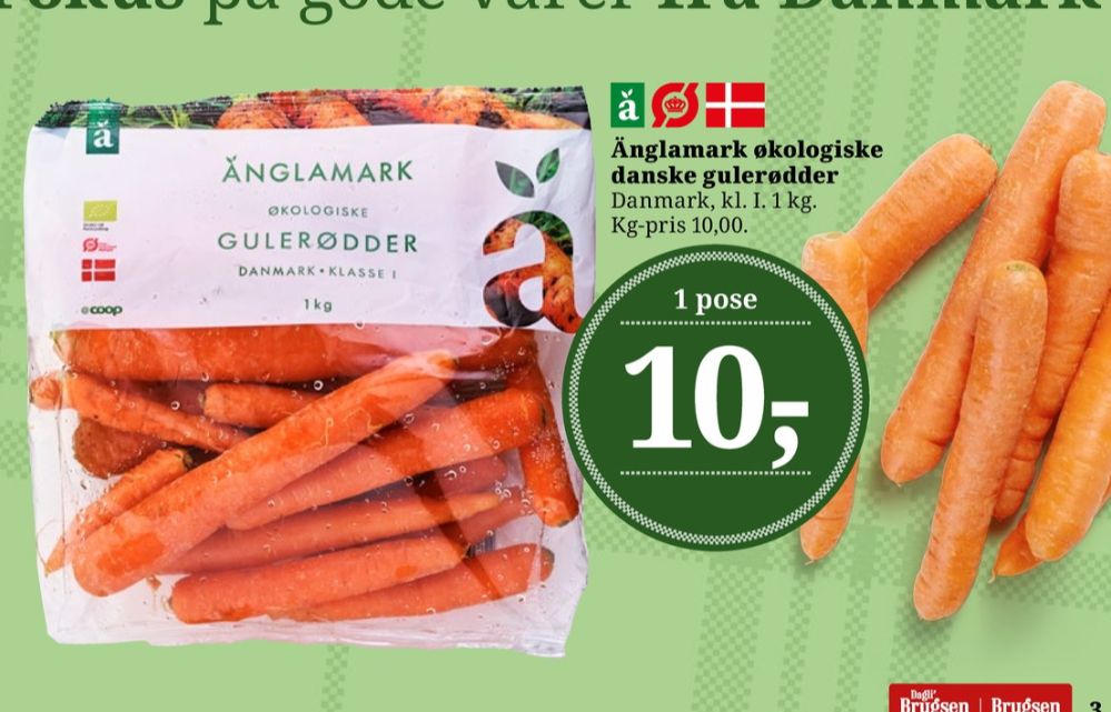 Änglamark, Gulerødder