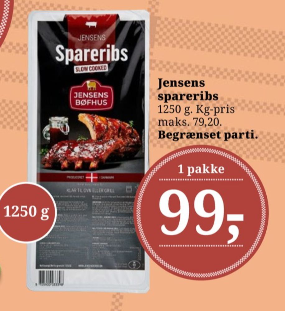 Jensens, Spareribs