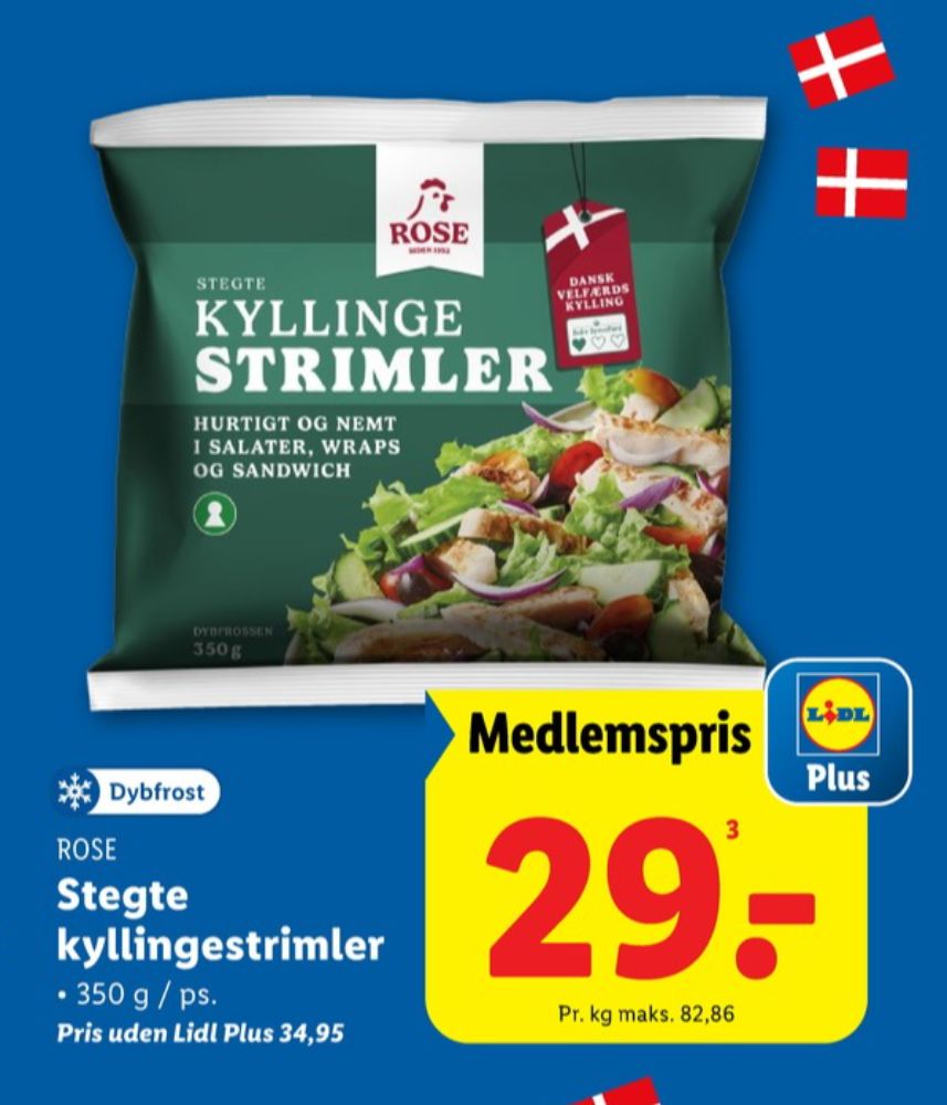 Rose, Kyllingestrimler