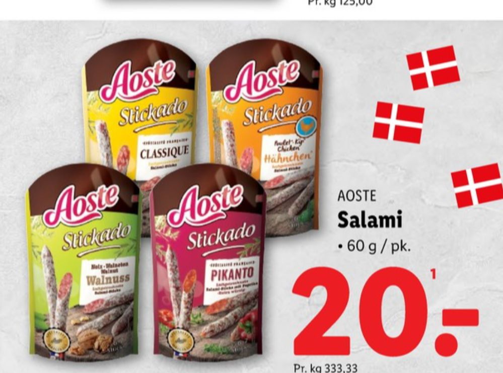Aoste, Salami
