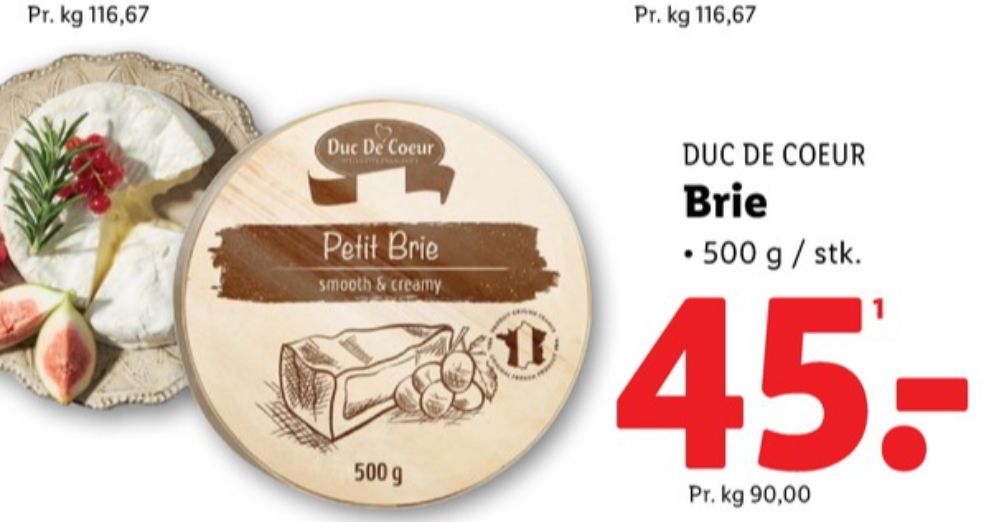 Duc De Coeur, Brieost