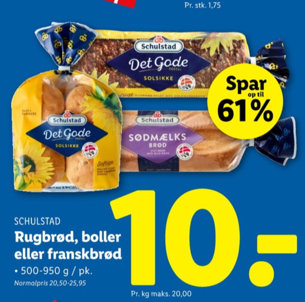 Schulstad Det Gode, Solsikkerugbrød