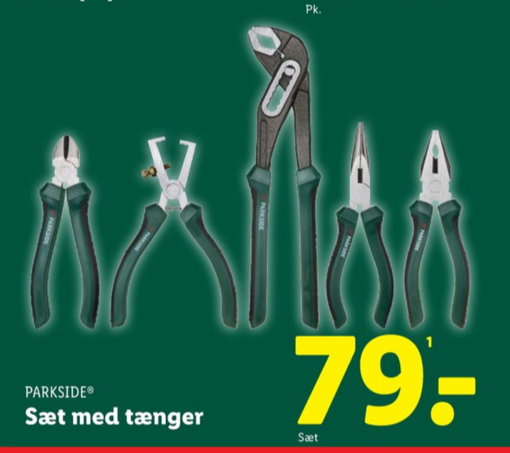 Parkside, Tangsæt