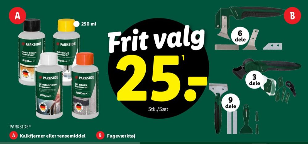 Parkside, Værktøj