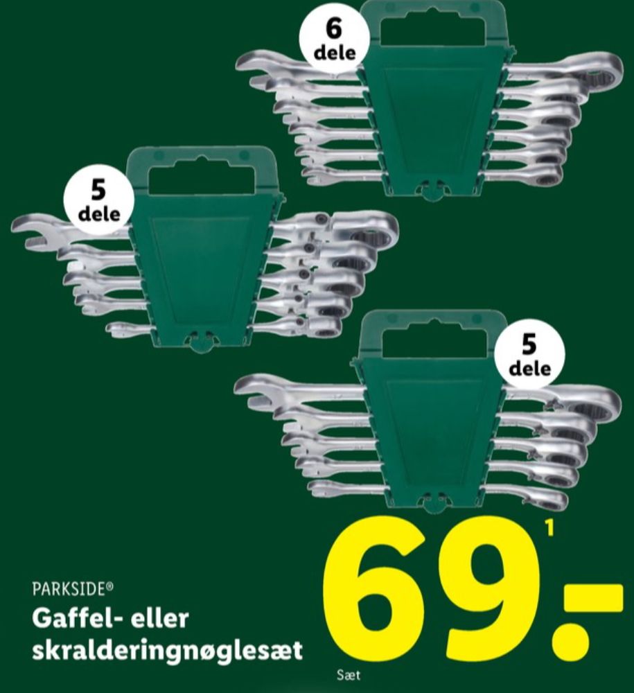 Parkside, Skraldenøglesæt