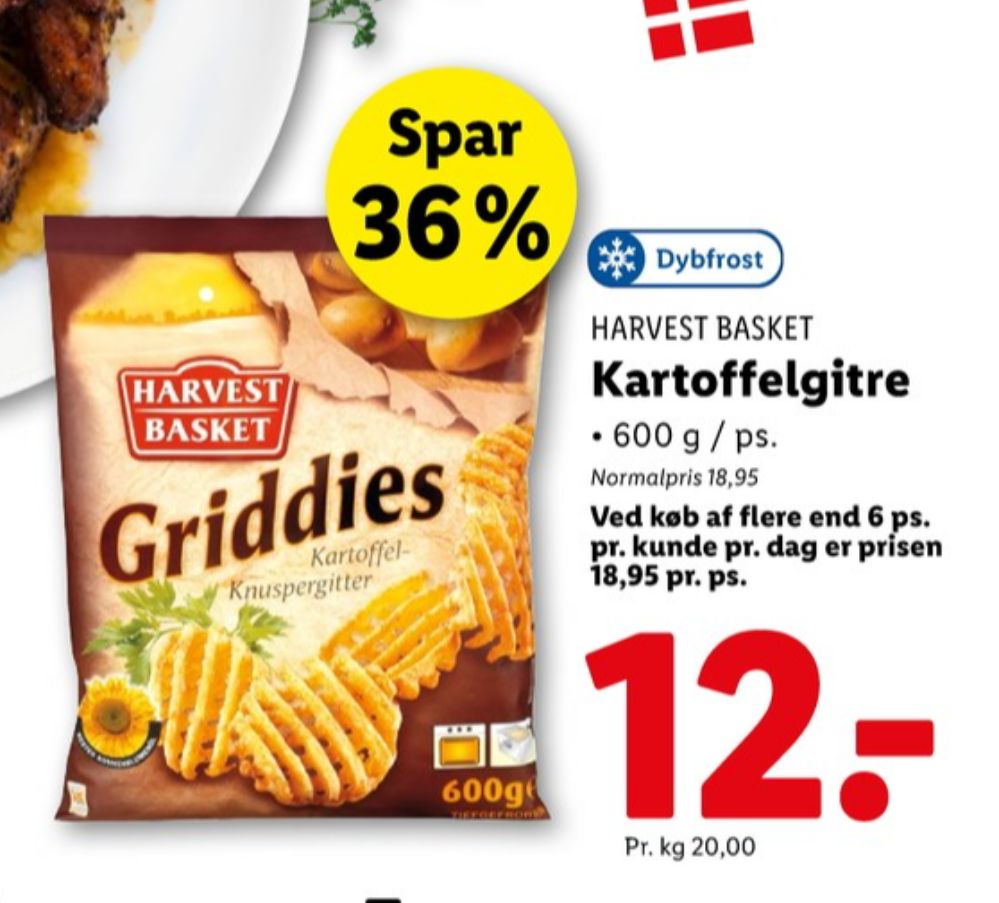 Harvest Basket, Kartoffelprodukter