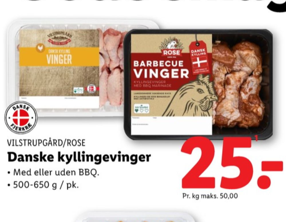 Vilstrupgård, Kyllingevinger